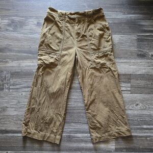 By Anthropologie Brown Cargo Utility Pants Size 4 Gorpcore